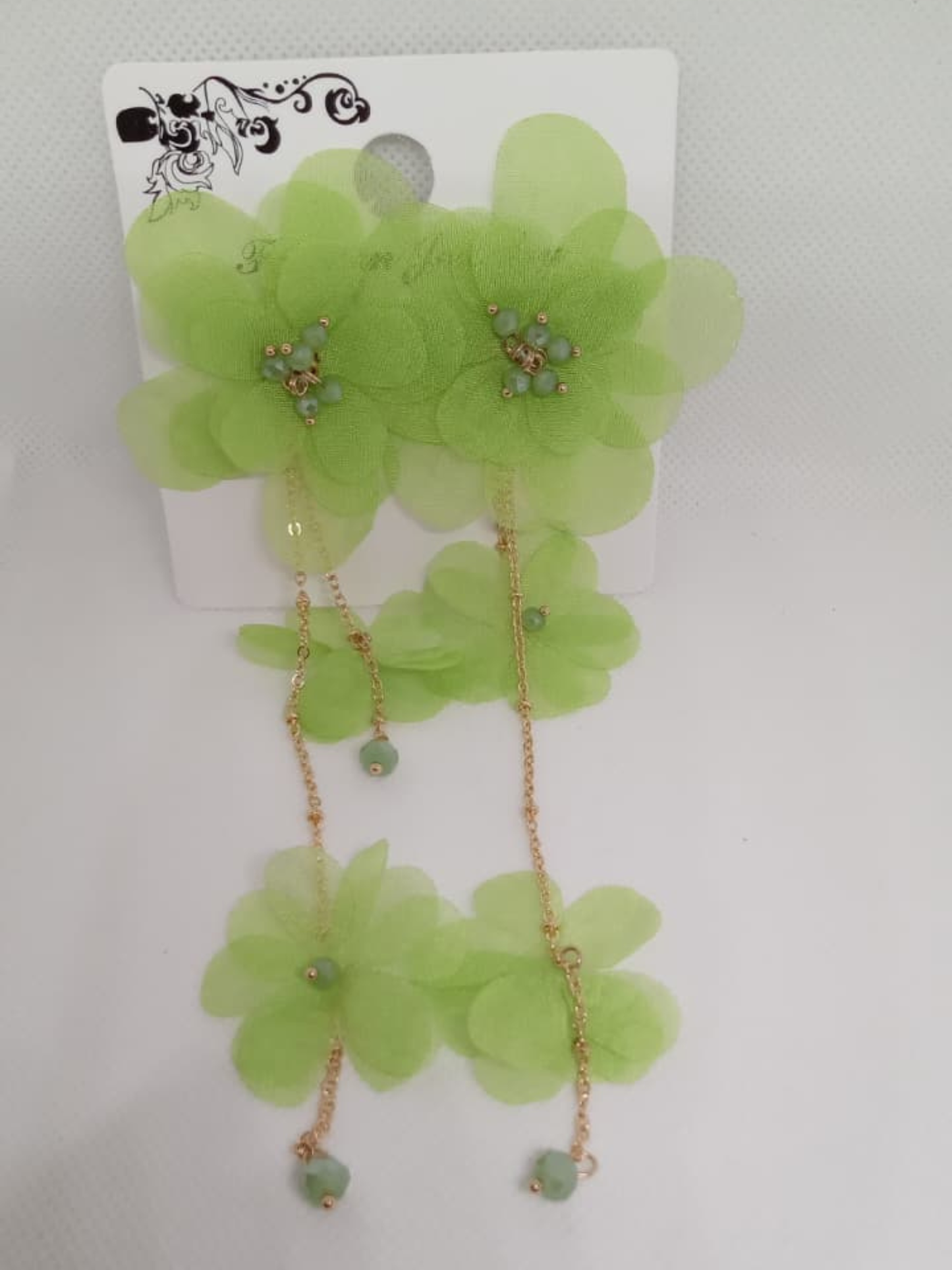 Boucle d'oreille fleur